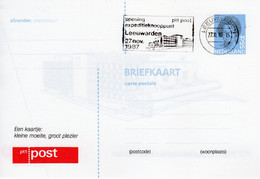 27 XI 87  Particulier Bedrukte Bk Expeditieknooppunt Leeuwarden - Material Postal