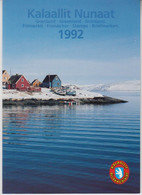 1992 ** GREENLAND (Sans Charn,MNH, Postfris) YEAR PACK   Yv. 211/217 Mi. 223/229 (7v.) - Volledige Jaargang