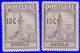 Angola 1925. ~  YT 228* [par 2]  - Pombal - Angola