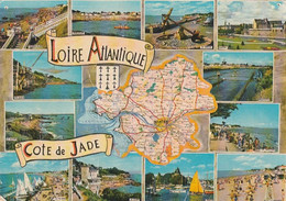 LOIRE ATLANTIQUE.  CPM Multivues - Cartes Géographiques