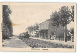 CPA 34 Castries La Gare Et Le Train - Castries