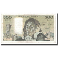 France, 500 Francs, Pascal, 1986, 1986-02-06, TTB, Fayette:71.34, KM:156e - 500 F 1968-1993 ''Pascal''