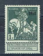 Belgique - N° 93 Surchagé - Neuf X - Trace Propre - TB - - 1910-1911 Caritas