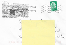 Lettre    N° 73/23   Daté  Du  27-09-2020 - SEEZ  -  Moulin Saint Germain  - Timbre  Autoadhésif N° 1598 - Storia Postale