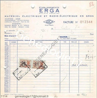 N 96 BELGIQUE BELGIUM NAMUR 1957 Materiel Electrique Radio ERGA  à LATOUR - Elettricità & Gas