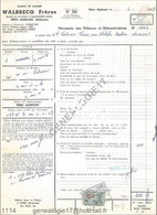 N 96 BELGIQUE BELGIUM HEER AGIMONT 1957 Douane WALBRECQ FRERES  à LATOUR FRERES - 1950 - ...
