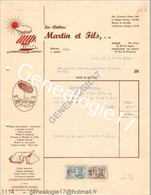 N 96 BELGIQUE BELGIUM ANVERS 1957 Parasols Tentes LES ATELIERS MARTIN ET FILS Bd Ad Aquam à LATOUR - Automobile