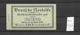 1928 MNH Germany Booklet Michel MH 27.2 Postfris** - Carnets