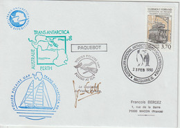 France 1990 Mission Trans Antartica 90 Escale Australie - 1961-....