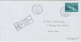 Norvège Lettre 2010 Pour La France Avec Cachet Mission J L Etienne - Brieven En Documenten