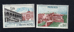 MONACO - Rainier III - Vue Du Palais De Monaco - Y&T N° 772-778 - 1969 - Neufs