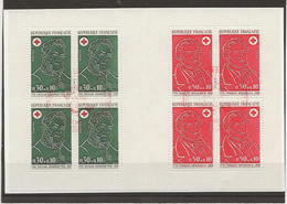 FRANCE - CARNET CROIX ROUGE OBLITERE ANNEE 1972 -TIMBRES N° 1735-1736 - TB - Croix Rouge