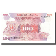 Billet, Uganda, 100 Shillings, KM:19b, NEUF - Uganda