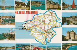 LOIRE ATLANTIQUE. - CPM Multivues - Cartes Géographiques