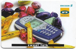 S. Africa - MTN - Ericsson Cellphones - Sweet Talk, Chip SC8, 01.2001, 15R, 100.000ex, Used - Südafrika