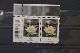 BRD; Freimarken: Blumen; 45 C; Seerose; Waagerechtes Paar; MNH; MiNr. 3303 - Otros & Sin Clasificación