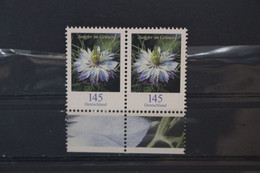 BRD; Freimarken: Blumen; 145 C; Jungfer Im Grünen; Waagerechtes Paar; MNH; MiNr. 3351 - Other & Unclassified