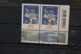 BRD; Freimarken: Blumen; 260 C; Madonnenlilie; Waagerechtes Paar; MNH; MiNr. 3207 - Otros & Sin Clasificación