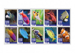 Sierra Leone. 2020 Fishes. (0430a) OFFICIAL ISSUE - Fische
