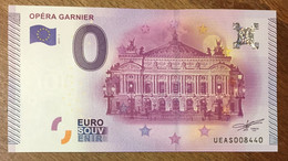 2015 BILLET 0 EURO SOUVENIR DPT 75 OPÉRA GARNIER ZERO 0 EURO SCHEIN BANKNOTE PAPER MONEY - Private Proofs / Unofficial