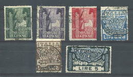 REGNO 1923 MARCIA SU ROMA SERIE CPL. ANNULLATA - Used