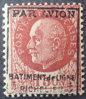 R1118/111 - POSTE AERIENNE MILITAIRE - TYPE PETAIN Avec Surcharge " PAR AVION / BATIMENT DE LIGNE RICHELIEU - N°3 NEUF** - Military Airmail