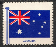 AUSTRALIA Union Jack - FLAG FLAGS Cinderella Label Vignette 1957 USA Henry Ellis Harris Philately Boston 1957 - Otros & Sin Clasificación