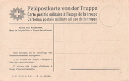 Feldpostkarte Von Der Truppe - Carte Postale Militaire à L'usage De La Troup   Militatia  Schweizer Armee - Armée Suisse - Other & Unclassified