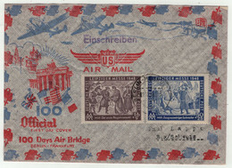 Allemagne // Berlin // Lettre Pour La Suisse 100 Days Air Bridge - Storia Postale