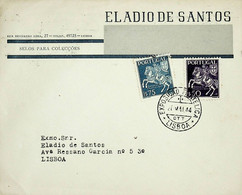 1944 Portugal Carimbo Comemorativo Exposição Filatélica - Marcophilie