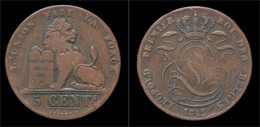 Belgium Leopold I 5 Centimes 1842 - 5 Cents