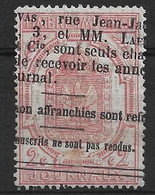 Timbre Pour Journaux N° 9 Oblitéré, Cote: 115€ - Journaux