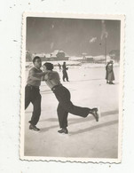 Photographie , Sports D'hiver , PATINAGE , Noël 1934  , 85 X 60 Mm - Sport