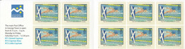 2014 Cayman Islands Commonwealth Games Swimming Scotland Complete Unexploded Booklet MNH - Cayman Islands