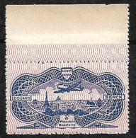 Burelé  Avion Survolant Paris  Vignette Edouard Berck  Expert Editeur Paris BdF  Neuf *  * B/ TB = MNH F/VF   - Nuevos