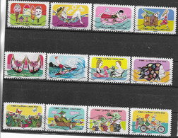 2020 FRANCE Adhesif 1873-84 Oblitérés, Vacances, Série Complète - Adhesive Stamps