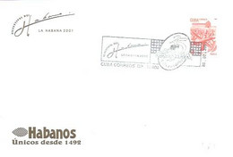 POSTMARKET  CUBA 2001 - Covers & Documents