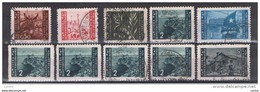 ISTRIA  OCC. JUGOSLAVA:  1945  LUBIANA  -  10  VAL. US. -  D. 10 1/2 X 11 1/2  -  SASS. 42//47 - Jugoslawische Bes.: Istrien