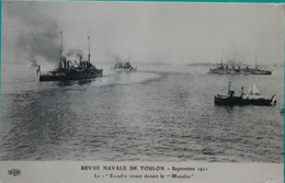 Revue Navale à Toulon - 1911 - Bateaux