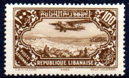 Grand Liban: Yvert N° A 48*; Charnières Fortes - Aéreo