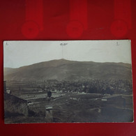 CARTE PHOTO MONASTIR COTE GAUCHE DE LA VILLE ET PITON 1918 - Servië