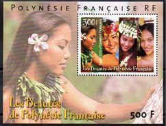 Polynésie Bloc YT 25 " Les Beautés De La Polynésie " 2000 Neuf** - Blocks & Sheetlets