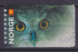 Norway 2002 Mi. 5    6.00 (Kr) ATM / Frama Label Schnee-Eule Owl Bird Vogel Oiseau - ATM/Frama Labels
