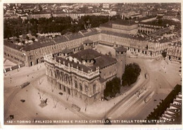 Italy & Circulated, Torino Palazzo Madama E Castello Visti Da Yorre LLttoria,   Lisboa Portugal 1937 (152) - Palazzo Madama