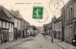 FLIXECOURT   (Somme)  -  Rue Thiers - Flixecourt