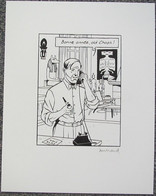 Juillard - Blake Et Mortimer - Carte De Voeux 2016 - Signé - Format Different RARE - Illustrateurs J - L