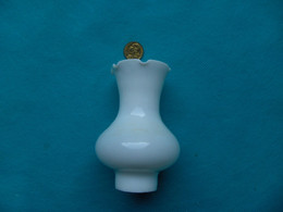 1 Opaline Pour Lampe -petit Modele Haut 9,5 Cm - Diametre De La Base 2.5cm - Luminaires & Lustres