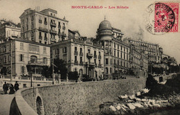 Monte Carlo, Les Hotels, 1908 - Hôtels