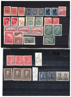 45 Stamps Nine And Used Bosnia, Georgia, Latvja, Montenegro, Russia, Yougoslavia 1916-20 Majority - Andere & Zonder Classificatie