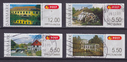 Denmark 2009 Mi. 47-50 Automatmarken ATM Frama Labels Water Mills Mühlen Moulin Complete Set !! - Automaatzegels [ATM]